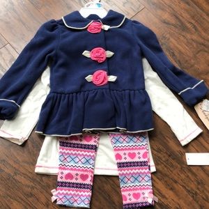 NWT 3pc heart set - Sz 24m